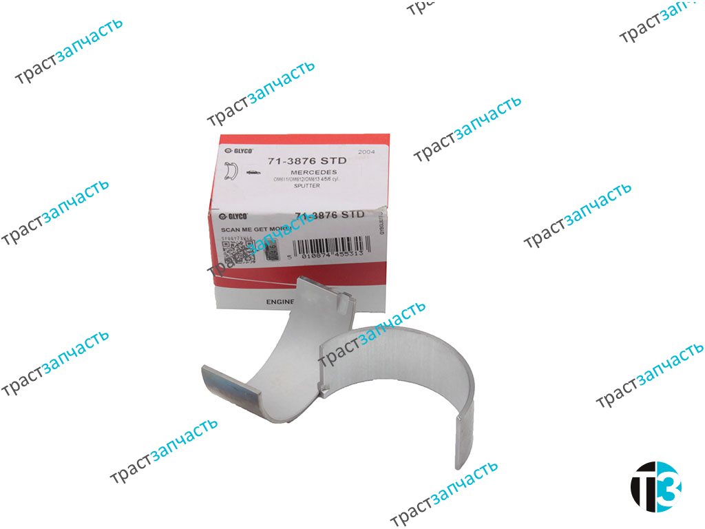 Вкладыши шатунные Mercedes OM611/OM646 2.2 CDI (комплект на один шатун) GLYCO - Миниатюра товара 1