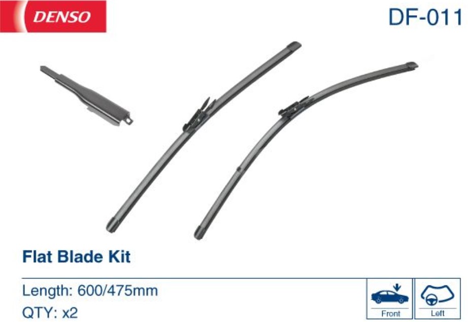 Щетки стеклоочистителя BMW E90/E91(04-12г.),INFINITI,MERCEDES-BENZ,VAG (ком-т, бескаркас 600/475mm) - Миниатюра товара 1