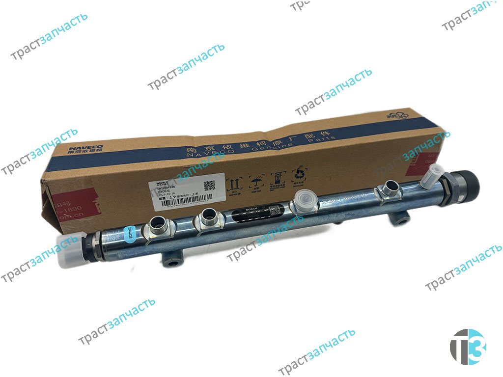 Топливная рампа с датчиком Iveco Daily 3.0 евро 5-6 504342424/0445224055 NAVECO (внутри BOSCH)
