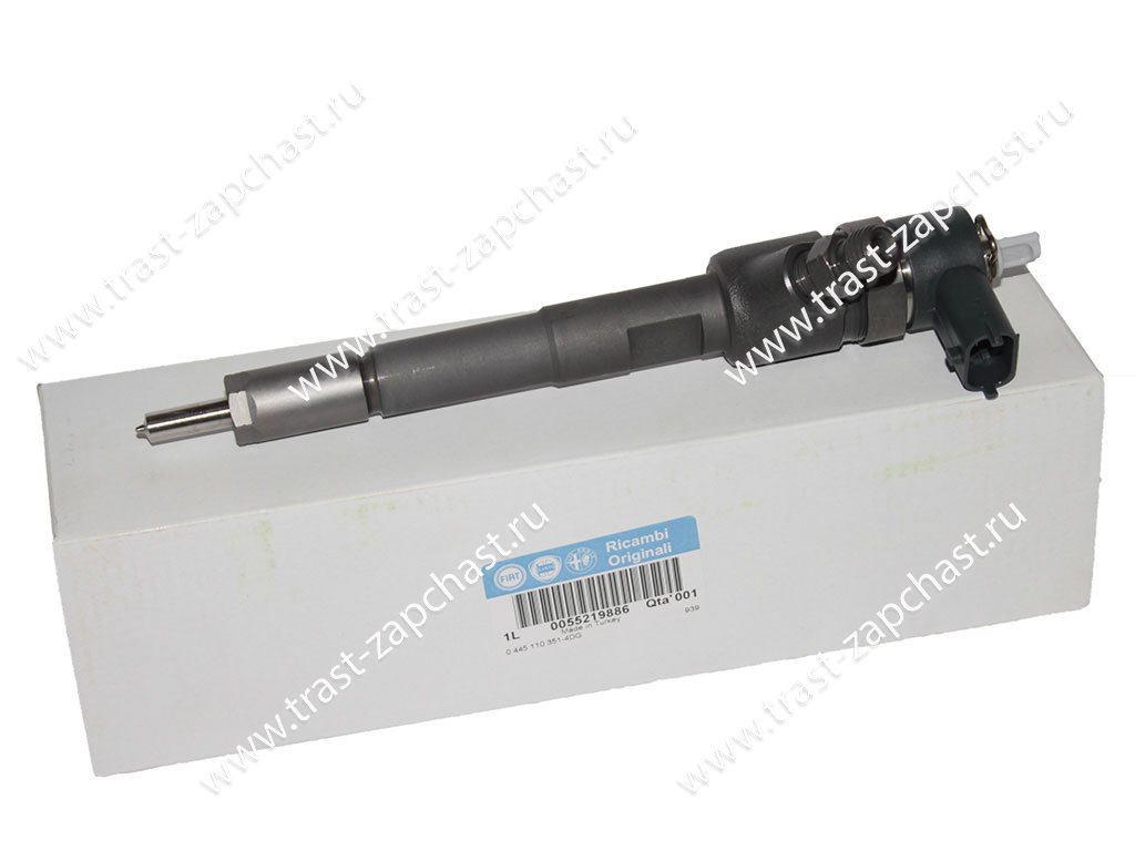 Форсунка топливная FIAT 1.3  электрическая (евро 5) 55219886 ORG FIAT - Миниатюра товара 2