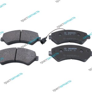 Тормозные колодки передние Боксер/Дукато(250) R16 BOSCH EUROPE + (датчик)