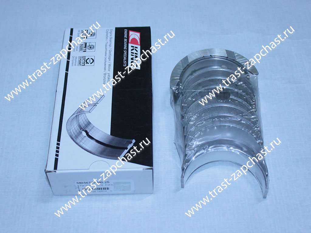 Вкладыши коренные 2.2/2.4 0.25 ком-т (Peugeot Boxer3-Ford Transit) KING - Миниатюра товара 1