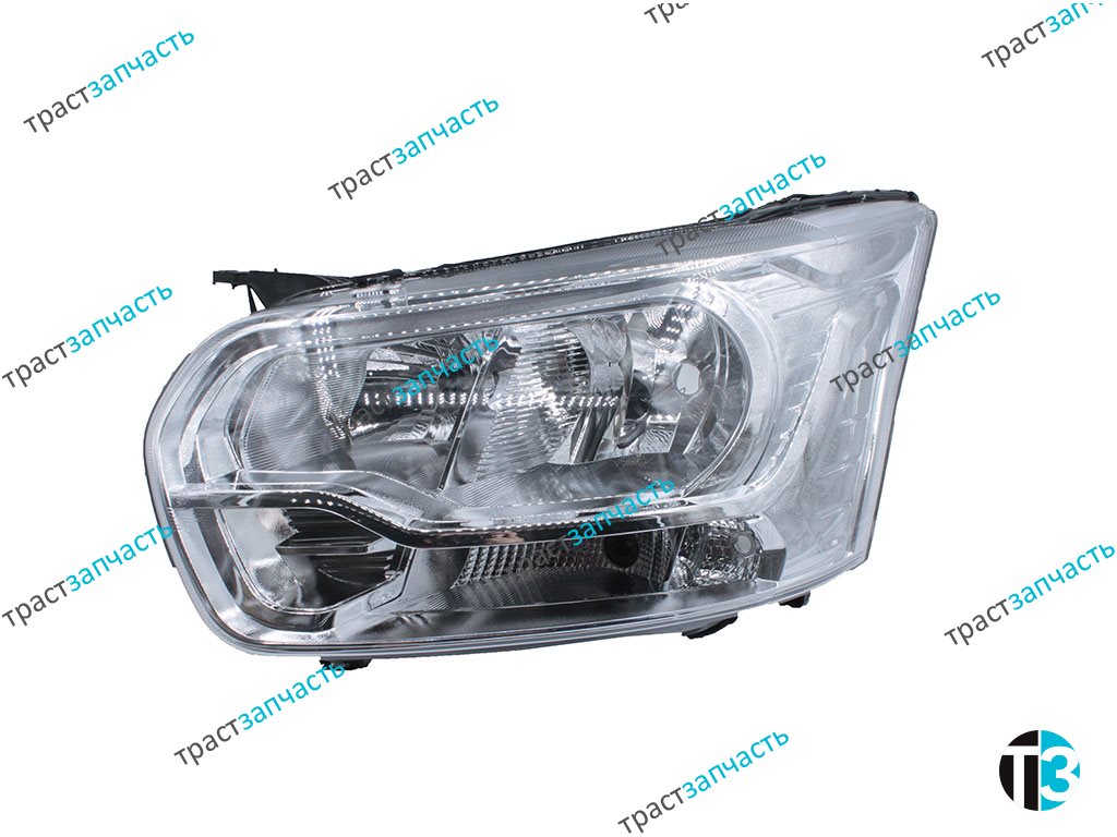 Фара левая FORD Transit >14 ( отражатель хром ) BK3113W030BG/2387746/1877027 ATY - Миниатюра товара 1