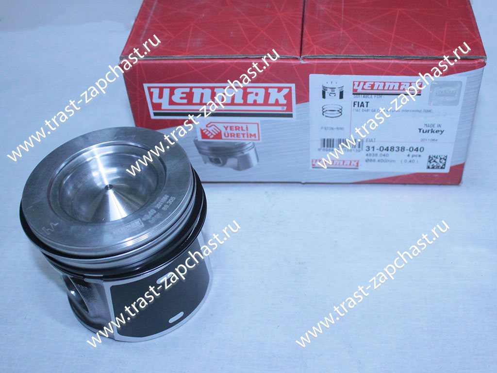 Поршень в сборе 2.3 (Евро 3-4) + 0.40mm Ducato/Iveko (Цена за шт, кратн. заказа 4 шт) YENMAK - Миниатюра товара 1