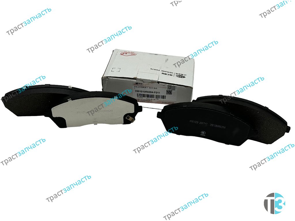 Тормозные колодки передние Sollers Atlant 2.7 (Дисковые тормоза) 3501010R0284F011/301300R0284F011 - Миниатюра товара 1