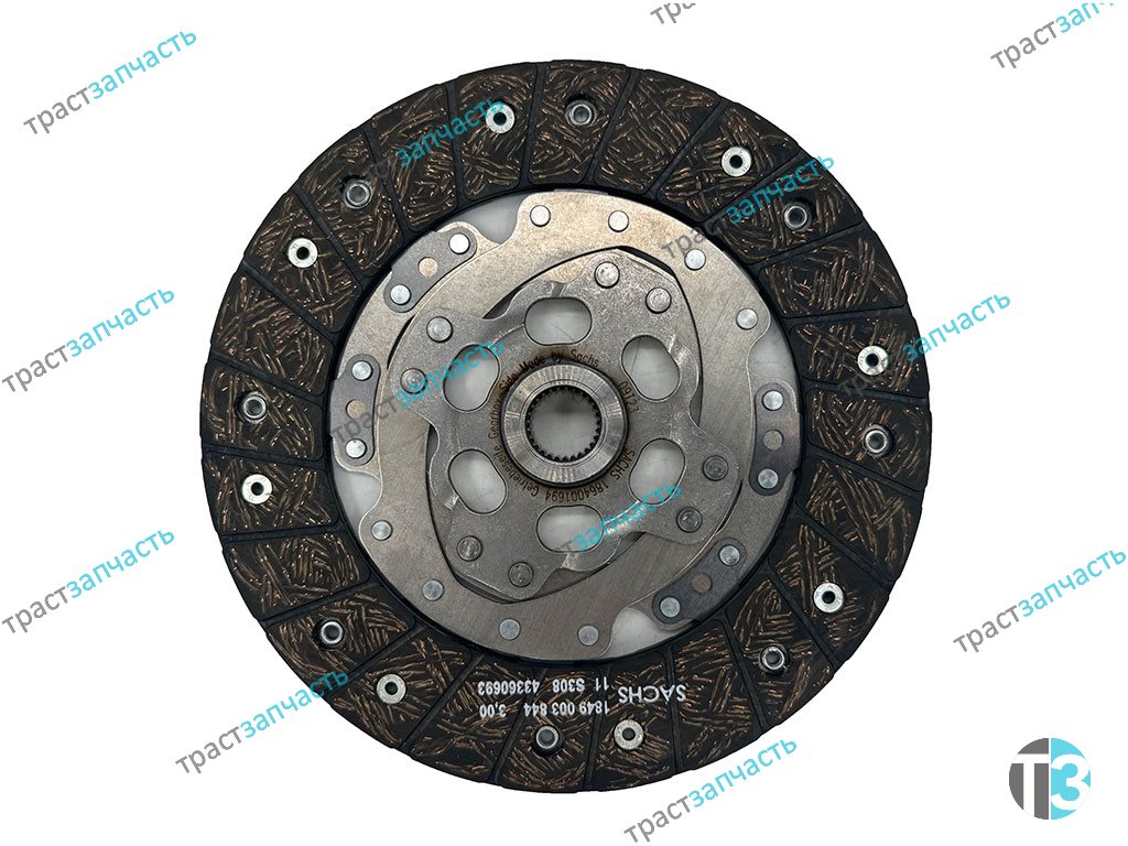Сцепление Volkswagen Transporter , Multivan T5 1.9-2.0 (230mm,c 2003 -2009г, полный комплект) SACHS - Миниатюра товара 4