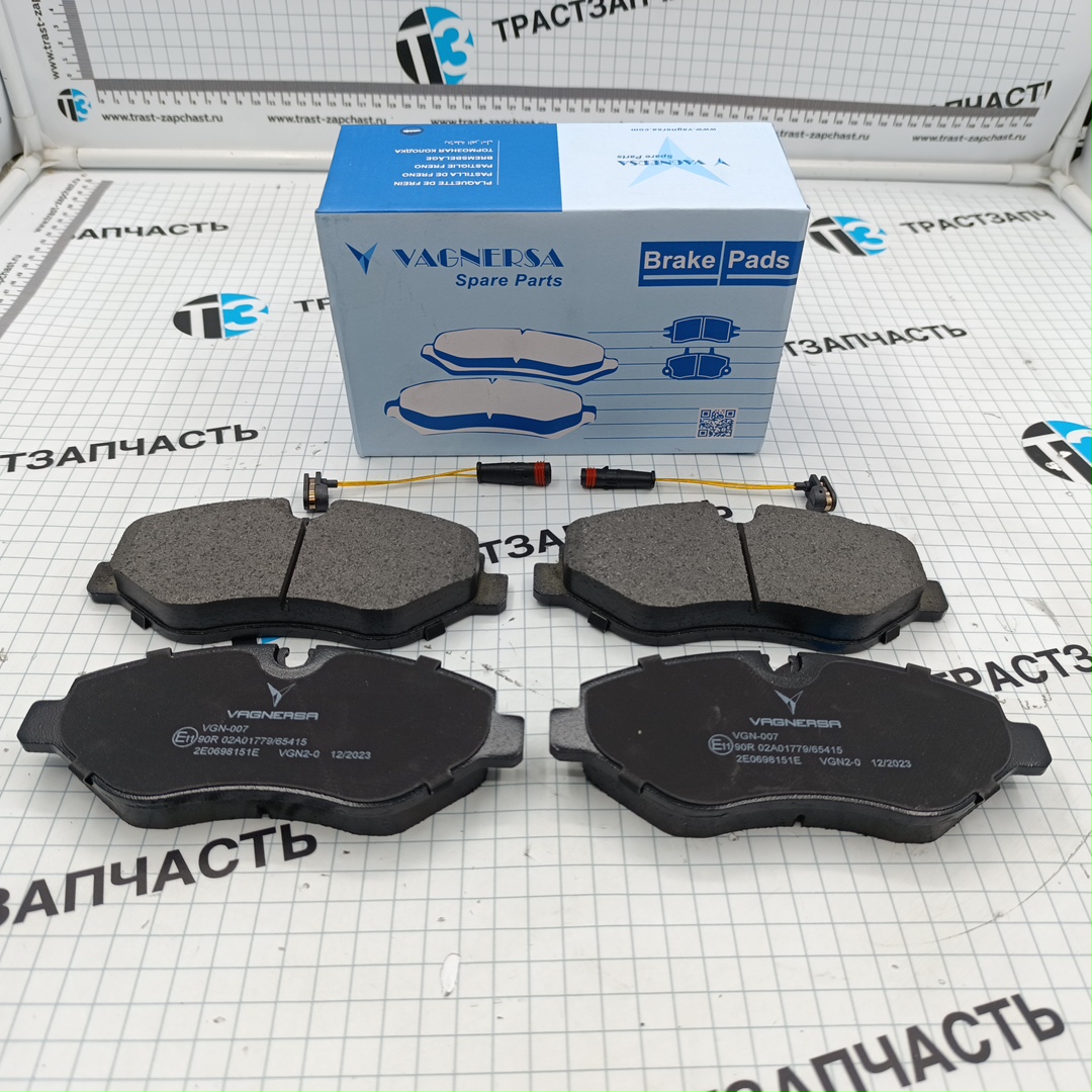 Тормозные колодки передние VAG VW Crafter-30 35 (-16) MB Sprinter (06-),Viano (03-),Vito (03-) TZ - Миниатюра товара 1