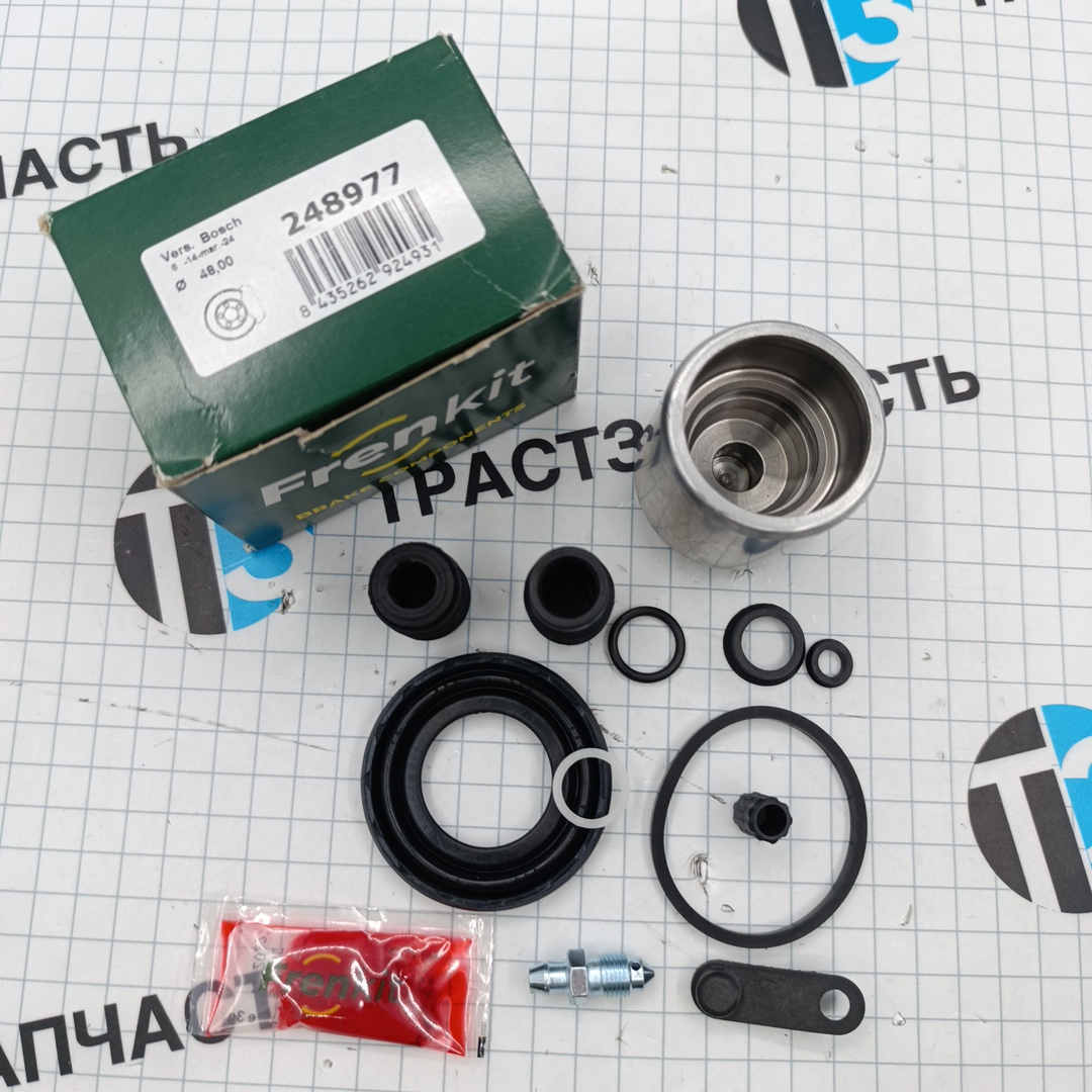 Рем к-т суппорта заднего Ford Transit 06-14 год 2.4-115 л.с + Tr’06-,’14- FWD (поршень+ пыльн.) D48 - Миниатюра товара 2