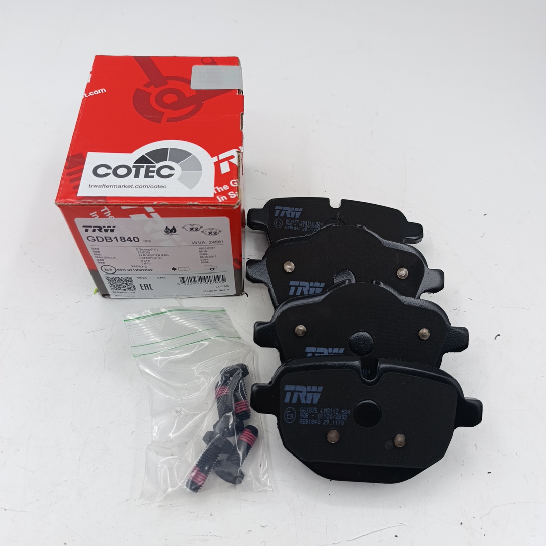 Тормозные колодки задние BMW 5/7/X3/X4 (F-G series) TRW - Миниатюра товара 1