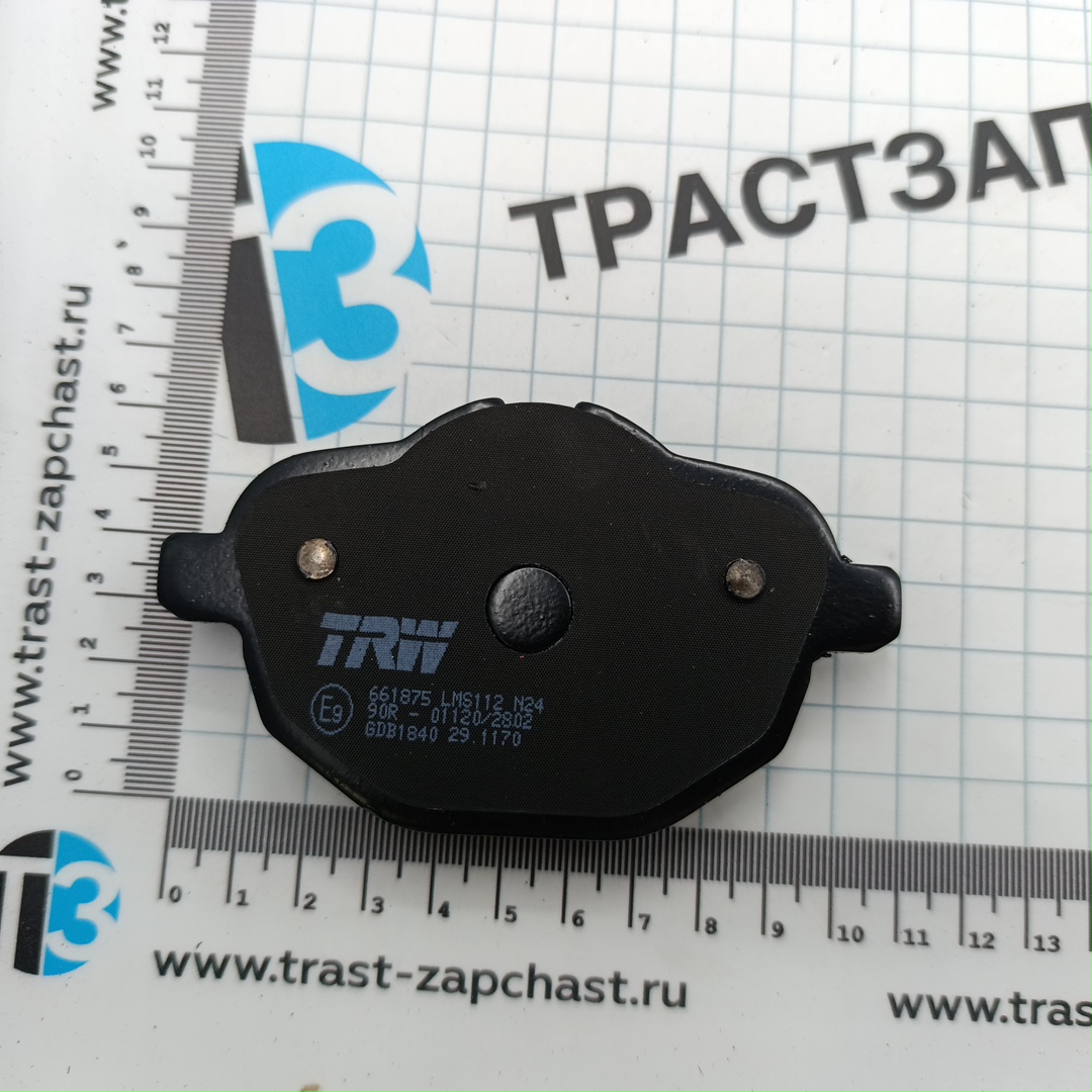 Тормозные колодки задние BMW 5/7/X3/X4 (F-G series) TRW - Миниатюра товара 2
