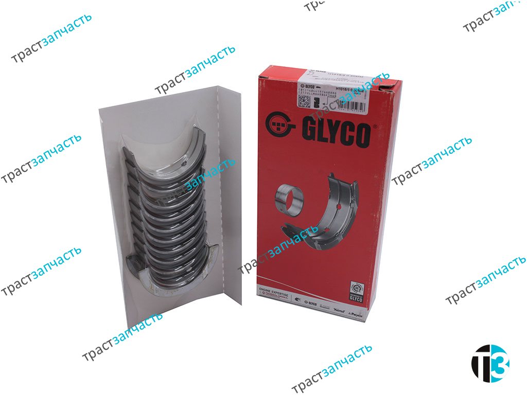Вкладыши коренные 2.2/2.4  0.5 ком-т (Peugeot Boxer3-Ford Transit) GLYCO - Миниатюра товара 1