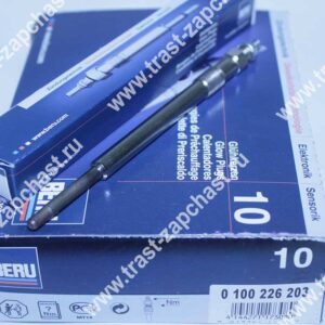 Свеча накаливания Eвро 4 2.2-2.4 Ford PSA 7C166M090AB/1569520/5960G2/1309471/1682248780 BERU