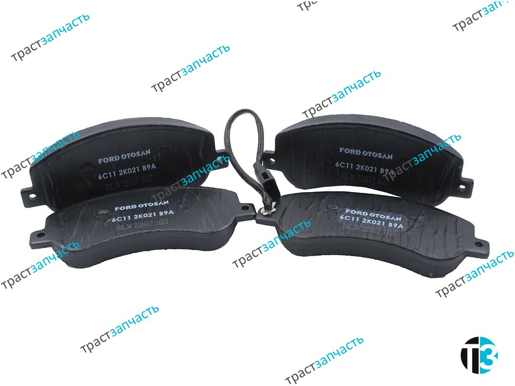 Тормозные колодки передние Форд ТЗ > 06 -12 115-140-155 л.с.9C112K021BA/T206664 ОТОСАН ( эконом ) - Миниатюра товара 1