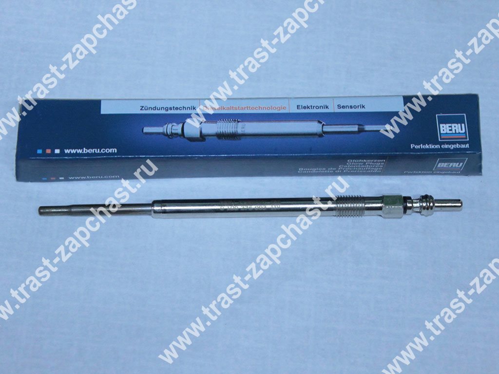 Свеча накаливания Fiat Ducato3- Iveco Daily3- 2.3-3.0 500351992/5802219038/5802823579 BERU - Миниатюра товара 1
