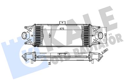 Интеркулер Iveco Daily (2000-2011год) 5801349166/5801313640  KALE - Миниатюра товара 1