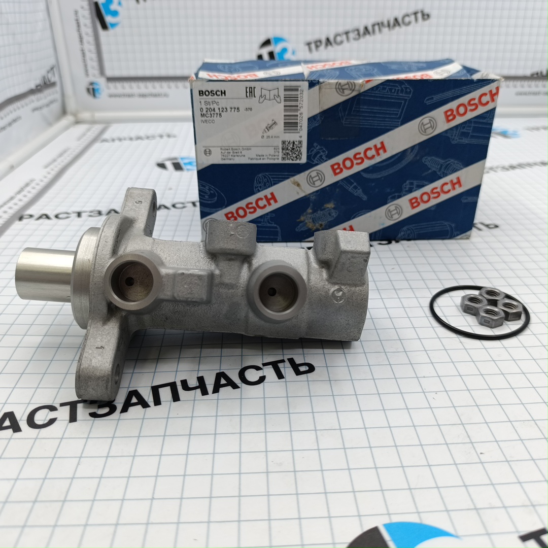 Главный тормозной цилиндр Iveco Daily (поршень d=25.4mm ) BOSCH EUROPE - Миниатюра товара 3