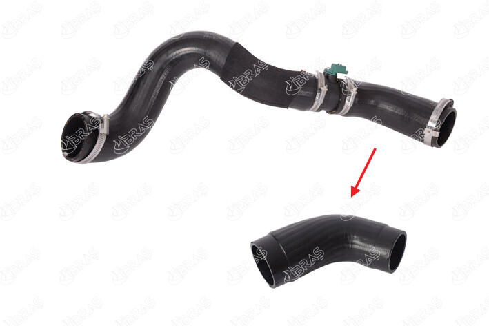 Патрубок интеркулера левый Ford TR >14 2.2 RWD (задн.пр)((короткая часть) ) 2168125/1892430 IBRAS - Миниатюра товара 1