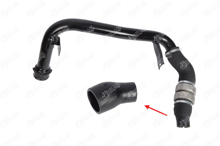 Патрубок турбины правый Peugeot Boxer 2.2 Евро 4 (коротк часть) 0382LY/1359961080/1356517080  IBRAS - Миниатюра товара 1