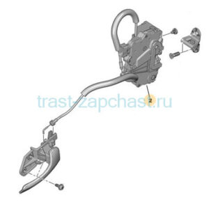 Замок двери передней , левый Peugeot Boxer/Fiat Ducato 250-290 кузов 9135X9/1393821080 Sampart