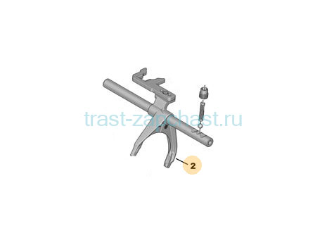 Вилка КПП (3/4 передачи) PSA 250-290 кузов 255468/9641742680 ORG PSA - Миниатюра товара 2
