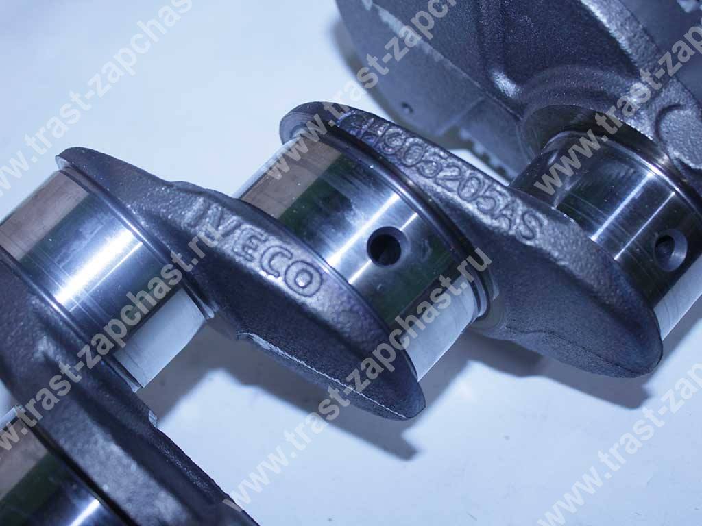 Коленвал Fiat Dukato 2,3 (244-250) евро 3-4 504017281/5801486982/504049281 IVECO + шест.счит.об - Миниатюра товара 2