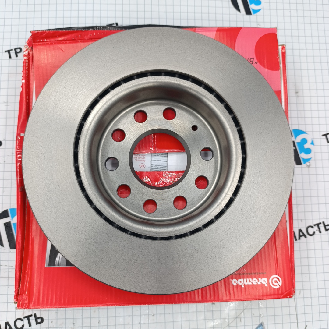 Диск тормозной передний Audi A3, Skoda Octavia, VW Golf 1.4-2.0TDi BREMBO - Миниатюра товара 1
