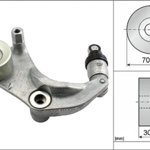 Ролик генератора HONDA ACCORD (VIII IX 08-)  CR-V (III-IV) 08- натяжной двиг. 2.0 INA EUROPE