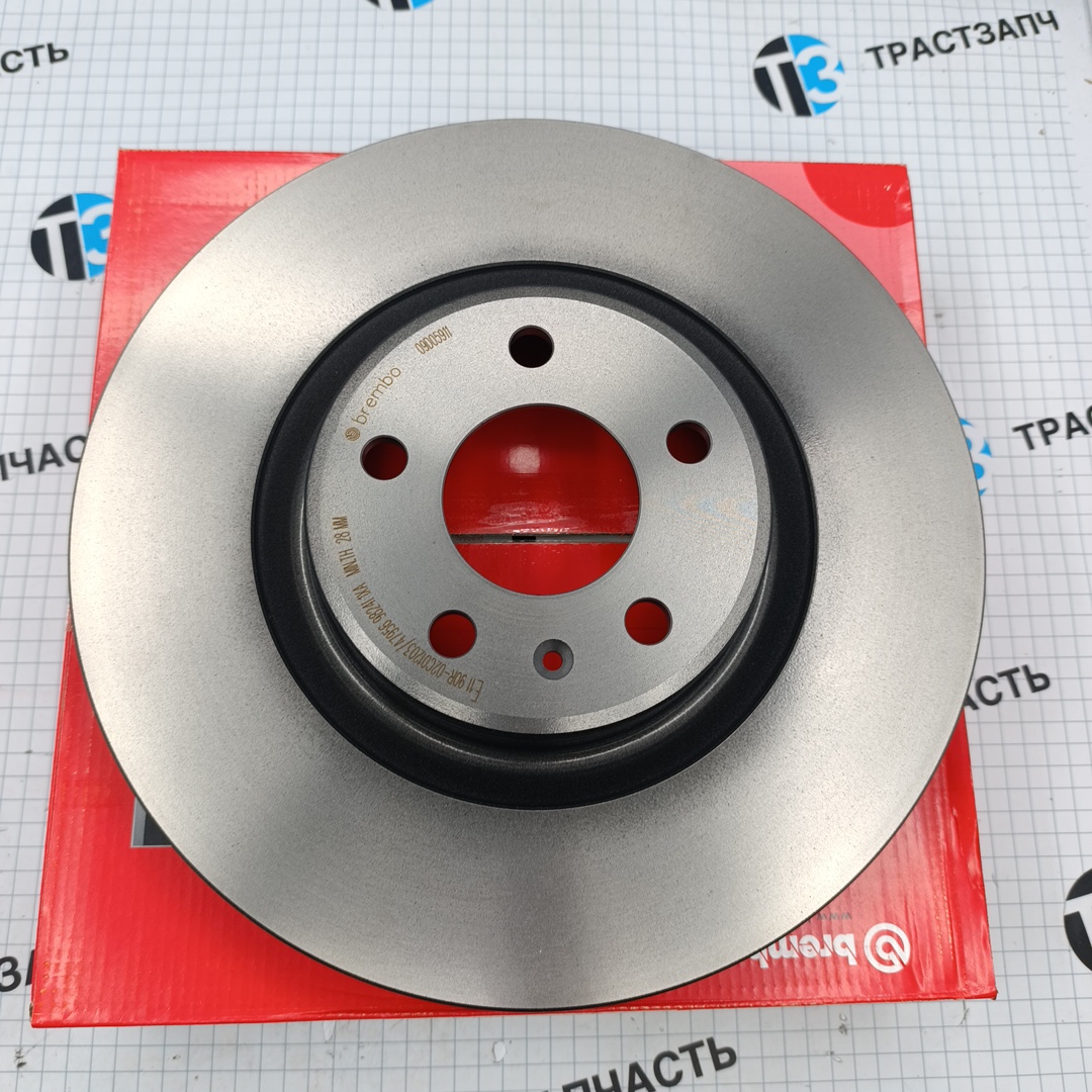 Диск тормозной передний Audi A6 BREMBO - Миниатюра товара 3