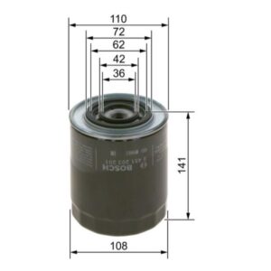 Фильтр масляный Renault Master II 7700860823/7701035650 BOSCH EUROPE