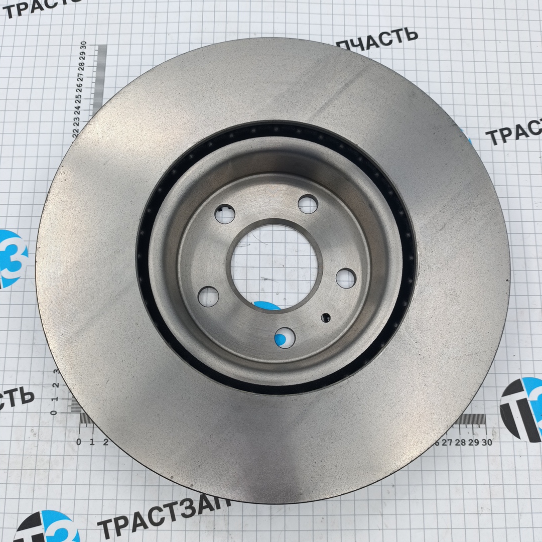 Диск тормозной передний Audi A4 (B9) (D=318mm) BREMBO - Миниатюра товара 1