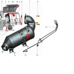 Турбокомпрессор Sollers SF1 1.5L (ORIGINAL JAC) 1044200GH510A
